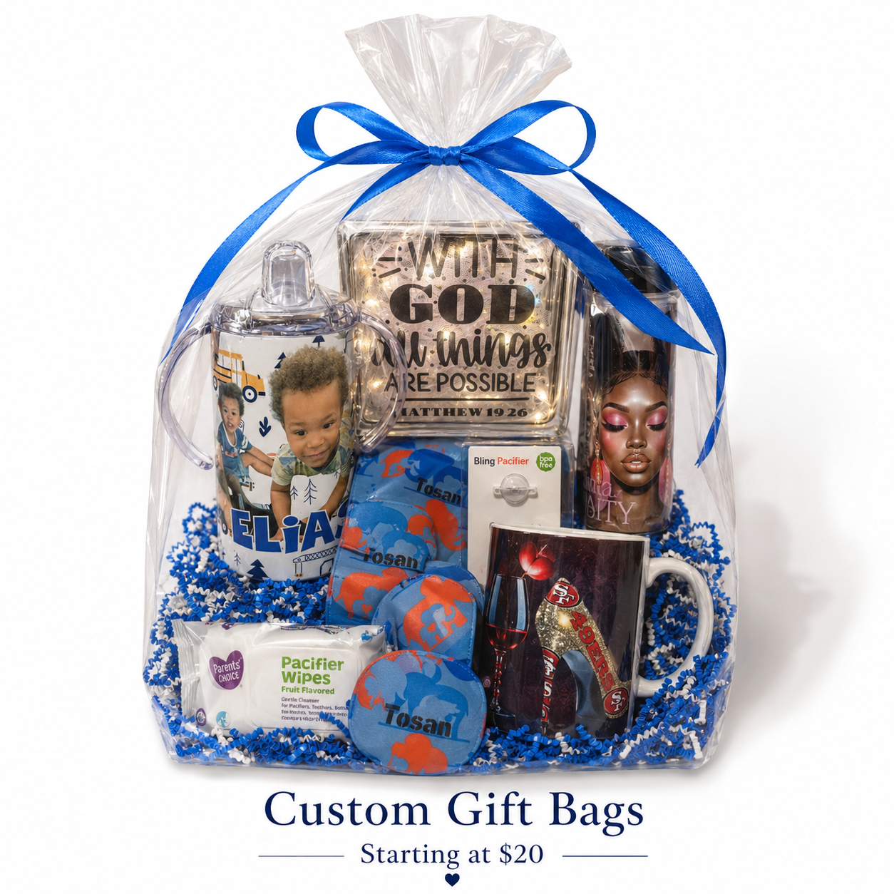 Custom gift bags by Craft Me Out