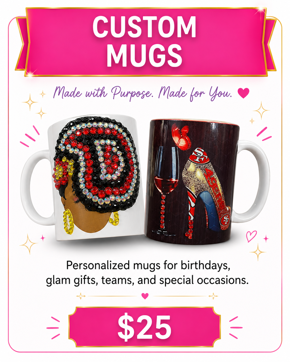 Custom mugs by Craft Me Out