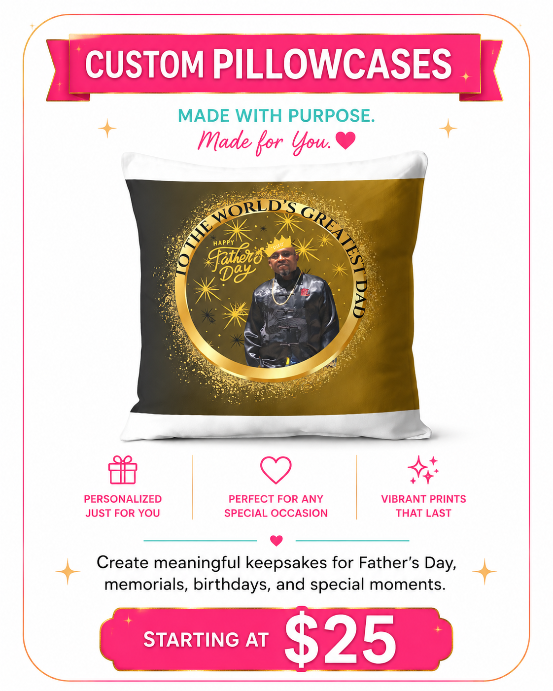 Custom pillowcases by Craft Me Out